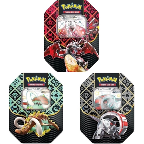 Alle 3 Collectors Tins - Paldean Fates - Pokemon kort